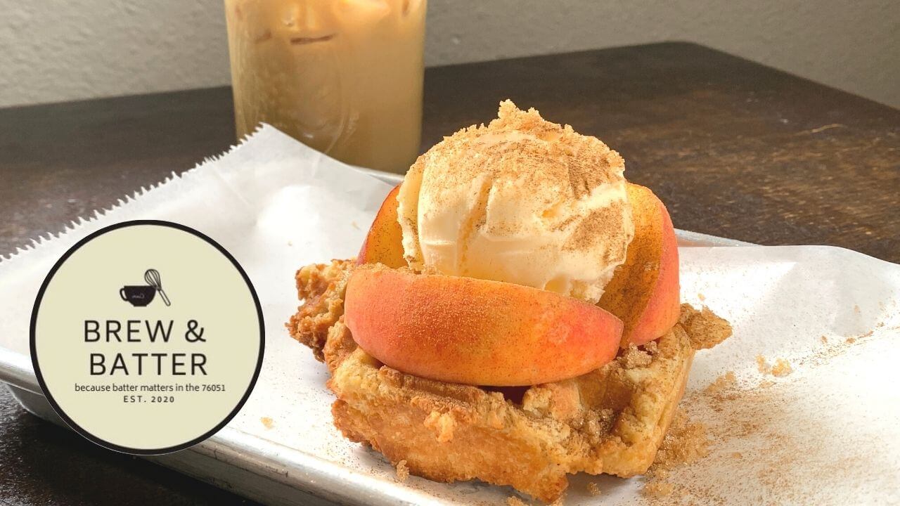 グレープバインのワッフルおいしいカフェ「Brew & Batter