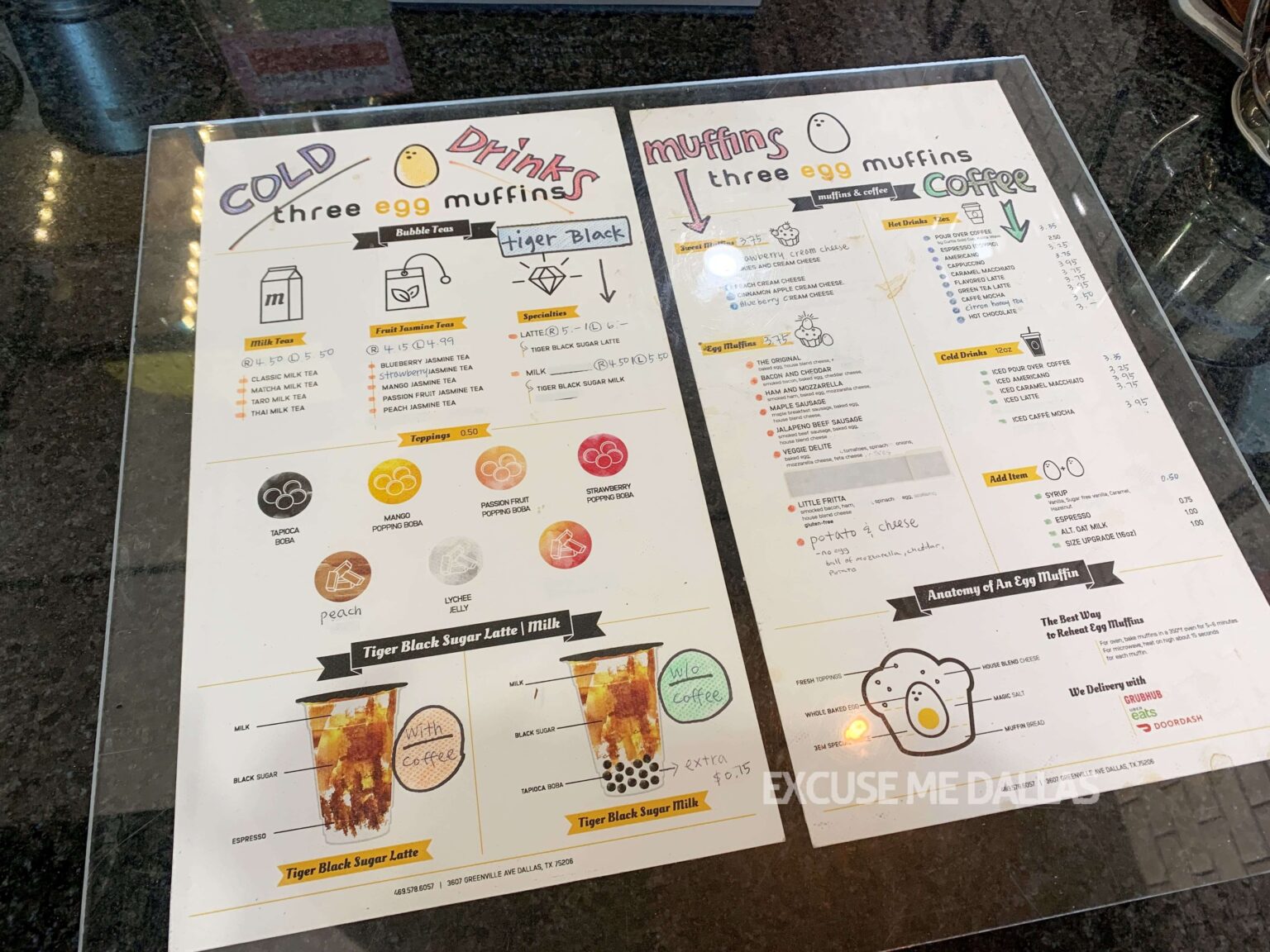 寿司教室もやっている「Three Egg Muffins」 Excuse Me Dallas